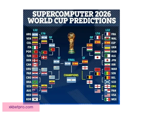 2026世界杯最新投注赔率全面解析及热门球队夺冠前景预测